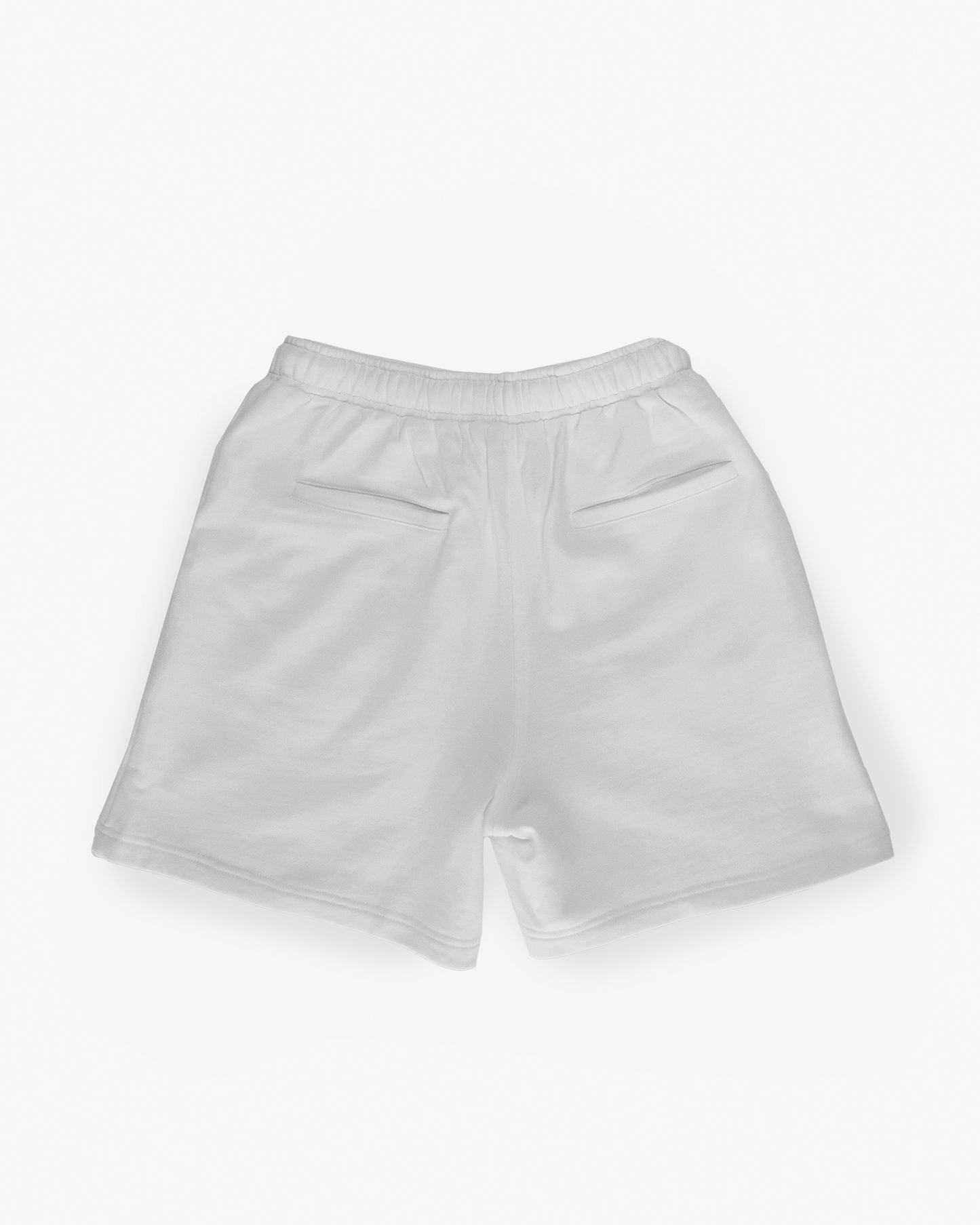 WHITE TERRY SHORTS