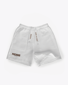 WHITE TERRY SHORTS