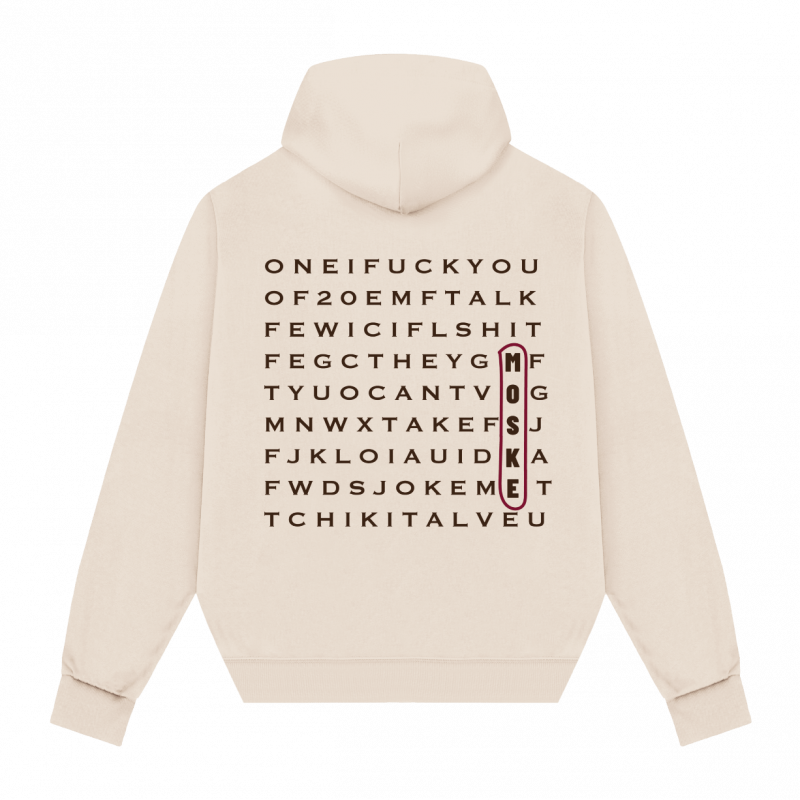 BYOB CROSSWORD HOODIE